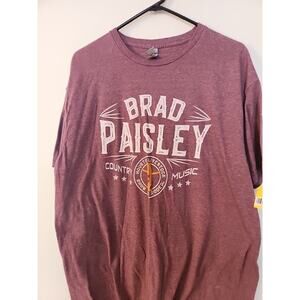 Brad Paisley No. 1 Country Music Huston Livestock T-Shirt Mens Size XL